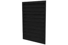 Ytterväggsgaller av galvaniserat stål 300x400 - RAL 9005