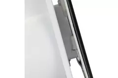 Badrumsfläkt Ø 100 mm – front av glas satinguld