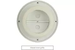 Isolerad fasadventil för naturlig ventilation Ø 100 mm SPK2-100
