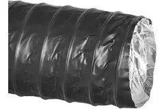 Combidec-ventilationsslang i aluminium med ytskikt av polyester, svart Ø 315 mm (10 m)
