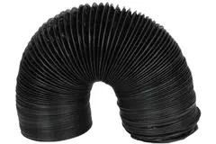 Combidec-ventilationsslang i aluminium med ytskikt av polyester, svart Ø 315 mm (10 m)