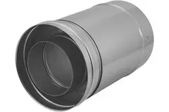 Koncentrisk diameter 130 - 200 mm glidstycke I316L/I304 (D0,5/0,5) (inkl. gummitätning innerrör)