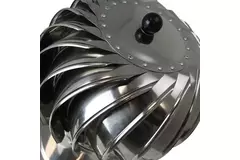 Vinddriven takfläkt Cowl 150 mm RVS inklusive takplåt – 65 m3/h