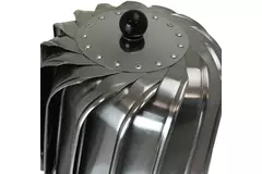 Vinddriven takfläkt Cowl Oblong 150 mm RVS inklusive takplåt – 325 m3/h
