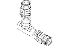 Isolerad reglerventil EPS diameter 125 mm