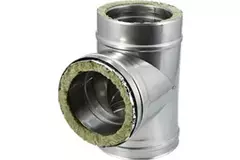 DW diameter 150 mm (150/200) T-stycke T90 I316L/I304 (D0,5/0,6)