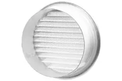 Runt ventilationsgaller inkl. monteringshylsa Ø 180 mm aluminium – DWRA180S
