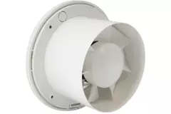 Badrumsfläkt rund Ø 125 mm vit - standard EA125