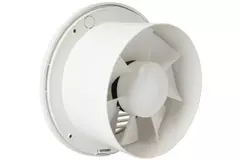 Badrumsfläkt rund Ø 150 mm vit - basic EA150
