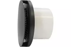 Badrumsfläkt rund Ø 100 mm antracit - design EAT100A