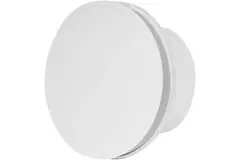 Badrumsfläkt rund Ø 100 mm vit med timer - design EAT100T