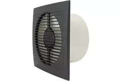 Badrumsfläkt Ø 100 mm antracit med timer - standard EE100TA