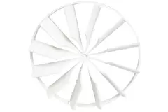 Backspjäll i plast: diameter 100 mm EEV100