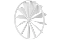Backspjäll i plast: diameter 100 mm EEV100