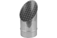 Ändstycke diameter 150 mm fasad I316L (D0.5)