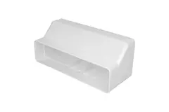 Rektangulär reducerare av plast - 220x90 mm till 220x55 mm - KS29-25