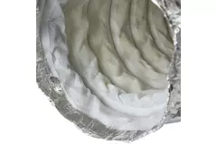 Flexibel non-woven ljuddämpare med anslutningsdiameter: 125 mm, längd 500 mm