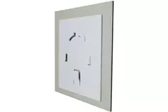 Air Roxy badrumsfläkt med anslutningsdiameter 125 mm med försenad start och timer – front av guldfärgad aluminium