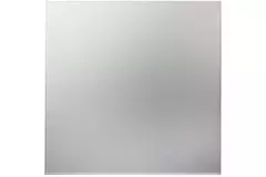 Badrumsfläkt Ø 100 mm med timer och fuktsensor – front av glas i satinsilver