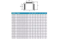 Thermoduct isolerat T-stycke diameter 250 mm - 180 mm (90 grader)