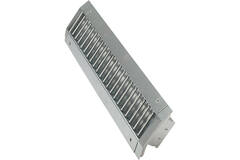 ClimaConnect kanalgaller, dubbelt justerbart, 525 x 125 mm, för rör 315–900 mm – obelagt