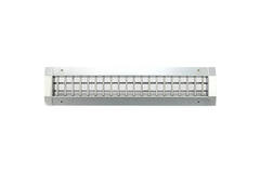 ClimaConnect kanalgaller, dubbelt justerbart, 525 x 125 mm, för rör 315–900 mm – obelagt