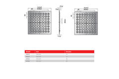 Multimunstycke takdiffusor 596x596mm – MN24 RAL9010