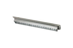 ClimaConnect kanalgaller, enkelriktningsjusterbart, 525 x 75 mm, för rör 160–400 mm – obelagt