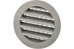 Väggspridare 100 mm uteluft aluminium - EL-A-RLP100