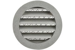 Väggspridare 250 mm aluminium för utomhusluft - EL-A-RLP250