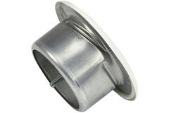 Ventilationsventil 160 mm metall - E-DVS160 RAL9010