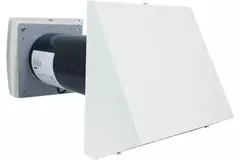 Decentraliserad WTW HRU-vägg Ø150 med 60 m³/h - HRU-WALL-150-60-PEG