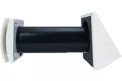 Decentraliserad WTW HRU-vägg Ø150 med 60 m³/h - HRU-WALL-150-60-PEG