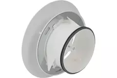 Imaginair RLV-ventil stor Ø 125 mm - monteringsfjädrar + ring - vit
