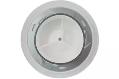 Imaginair RLV-ventil stor Ø 125 mm - monteringsfjädrar + ring - vit