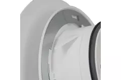 Imaginair RLV-ventil stor Ø 125 mm - monteringsfjädrar + ring - vit
