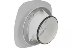 Imaginair RLV-ventil kvadrat Ø 125 mm - monteringsfjädrar + ring - vit