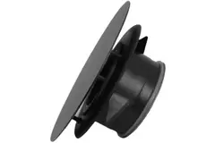 Imaginair RLV-ventil stor Ø 125 mm - monteringsfjädrar + ring - svart
