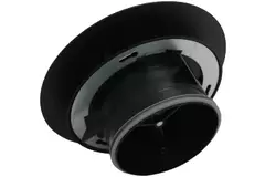 Imaginair RLV-ventil stor Ø 125 mm - monteringsfjädrar + ring - svart