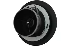 Imaginair RLV-ventil stor Ø 125 mm - monteringsfjädrar + ring - svart