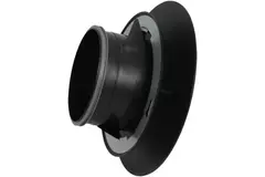 Imaginair RLV-ventil stor Ø 125 mm - monteringsfjädrar + ring - svart