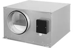 Isolerad lådfläkt ISOR med EC-motor 570 m³/h diameter 160 mm - ISOR 160 EC K 01