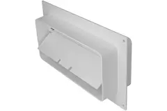 Rektangulär anslutningsfläns i plast med backventil 220x90 mm (KFV29)