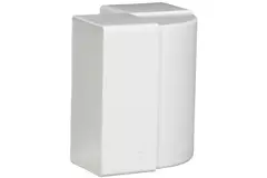 Rektangulär böj av plast vertikal 90° 110x55 - KLV.
