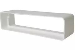 Rektangulärt kopplingsstycke i plast 220x55 mm - KS25