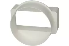 Rektangulär reducerare av plast Ø 100 mm - 110X55mm KSD1