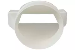 Rektangulär reducerare av plast Ø 125 mm - 220X55 mm - KSD25-125