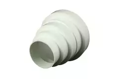 Ventilationsadapter i plast, universal för diameter 80 till 150 mm VA80
