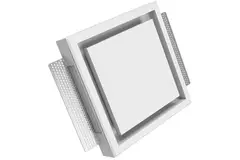 Ergovent inspacklingsbar luftventil kvadrat 100 mm