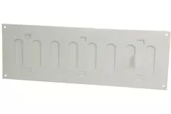 Metall justerbart rektangulärt spårgaller 300x100, vit  - MR3010R - RAL9016